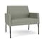Lesro Mystic Lounge Reception Bariatric Chair, Black, OH Eucalyptus Upholstery ML1401 - alternate 1
